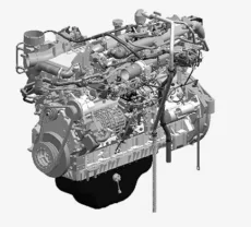 MOTOR DIESEL ISUZU 6WG1 - PENTRU UTILAJE INDUSTRIALE